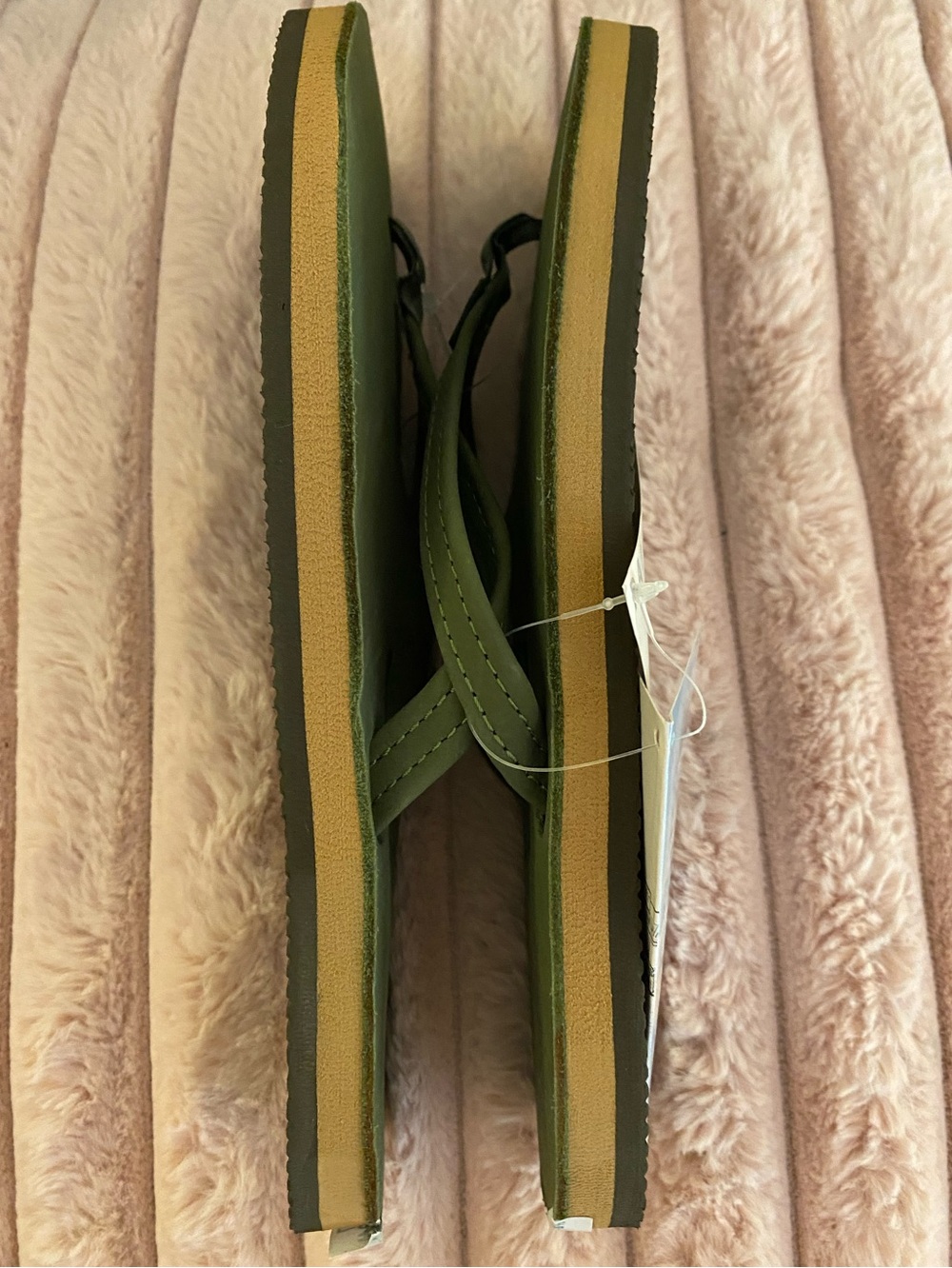NWT | Rainbow Sandals | Limited Edition Forest Green Flip Flop | Large 7.5-8.5 - Picture 14 of 16